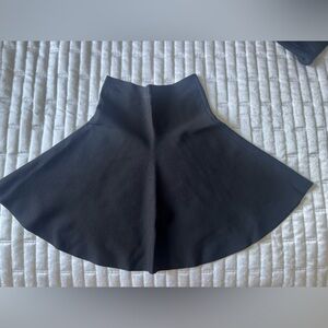 BCBGMaxAzria Black Skater Mini Skirt Casual